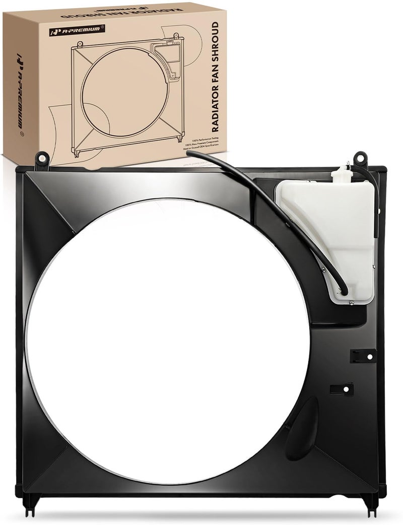 A-Premium APremium Front Engine Radiator Cooling Fan Shroud Compatible with Toyota Tundra 20072021 Sequoia 20082021 46L 57L Replace 167110P100