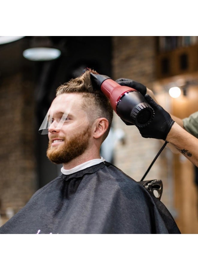 100 Pcs Disposable Hair Salon Masks, Hair Products - Transparent Plastic Face Masks For Hair Cutting And Coloring - Facial Protection - Image 4