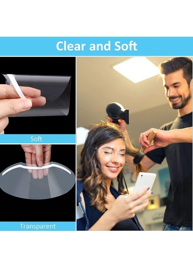 100 Pcs Disposable Hair Salon Masks, Hair Products - Transparent Plastic Face Masks For Hair Cutting And Coloring - Facial Protection - Image 5