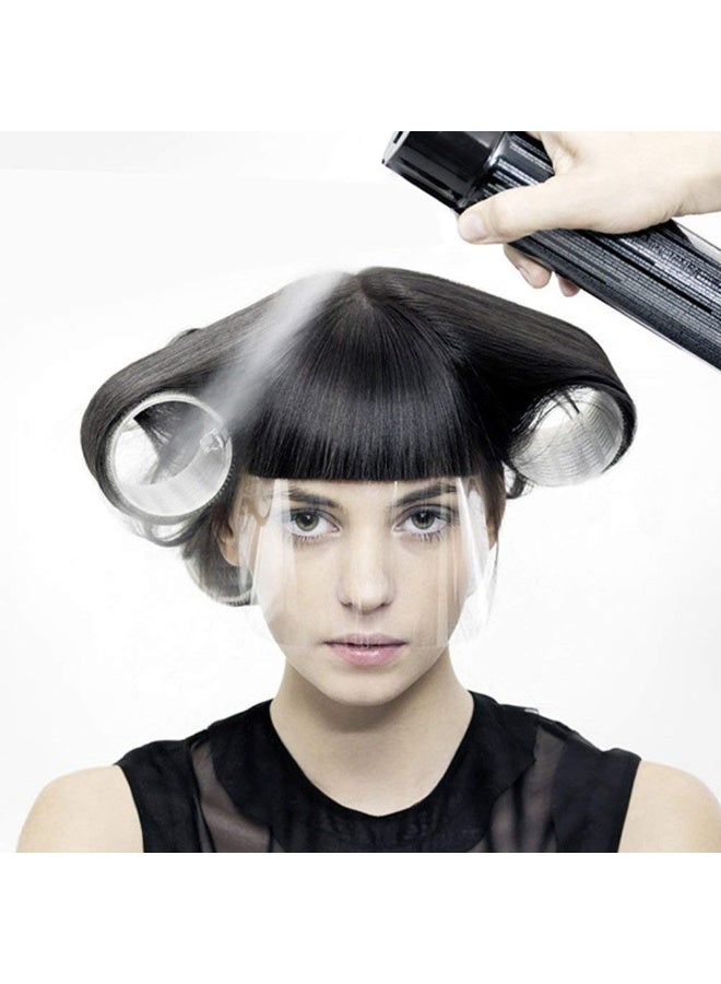 100 Pcs Disposable Hair Salon Masks, Hair Products - Transparent Plastic Face Masks For Hair Cutting And Coloring - Facial Protection - Image 2