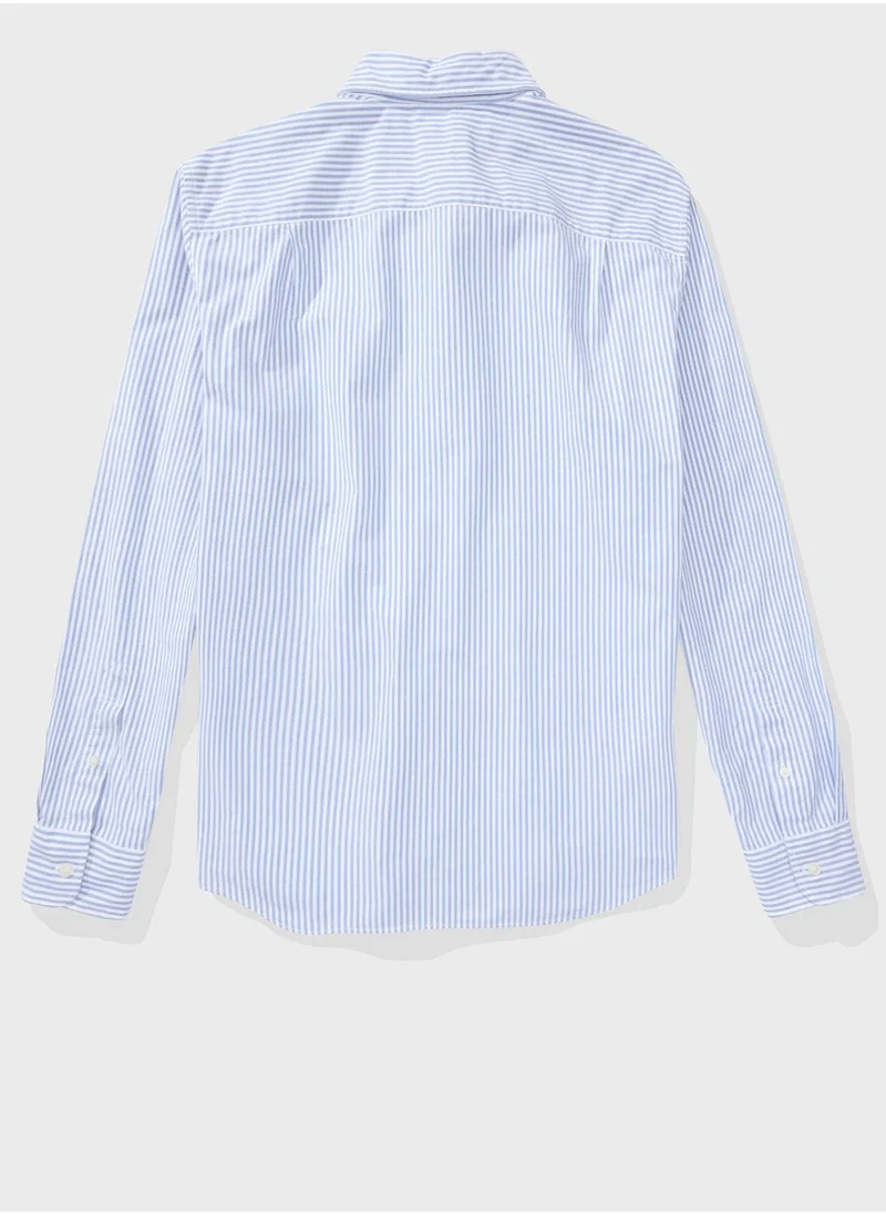 American Eagle Striped Classic Fit Shirt