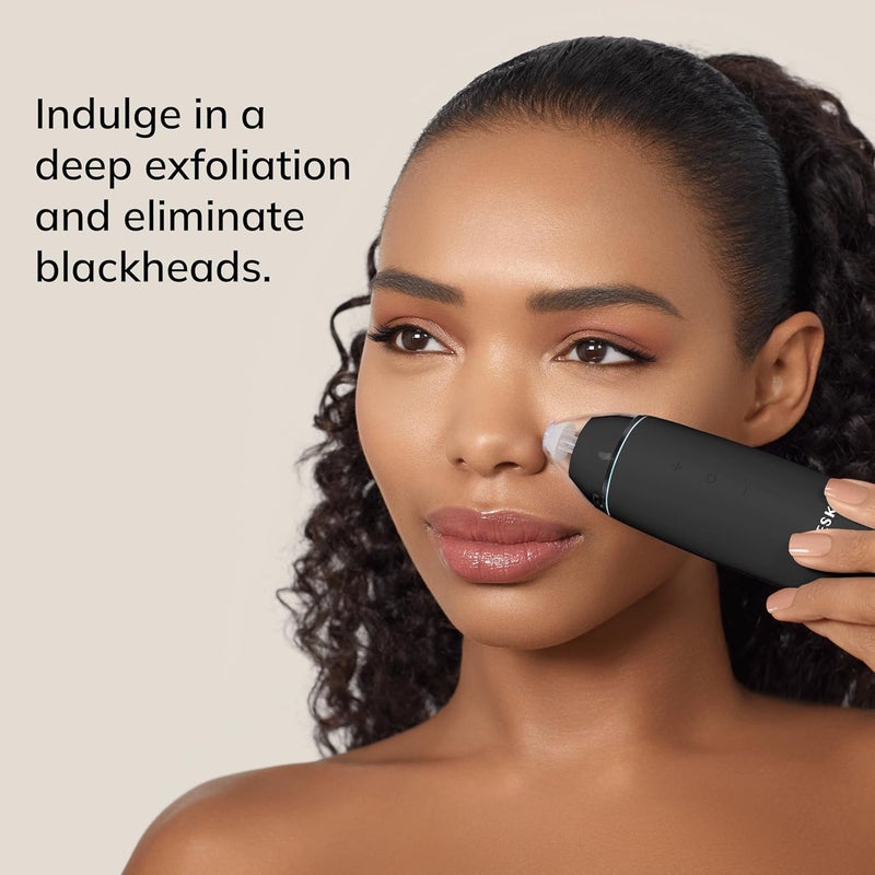 GESKE SmartAppGuided™ MicroDermabrasion Blackhead Remover | 7 in 1 | Blackhead Remover | Electric Pore Cleaner | Innovative Vacuum Cup | Beauty Tool | Skin Cleansing Device | Skincare Device - Image 3