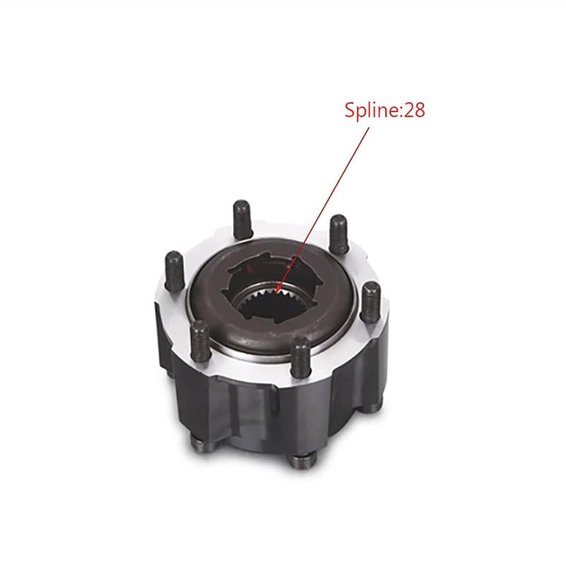 Wivplex Automatic Free Wheel Locking Hub Lock 28T - Image 2