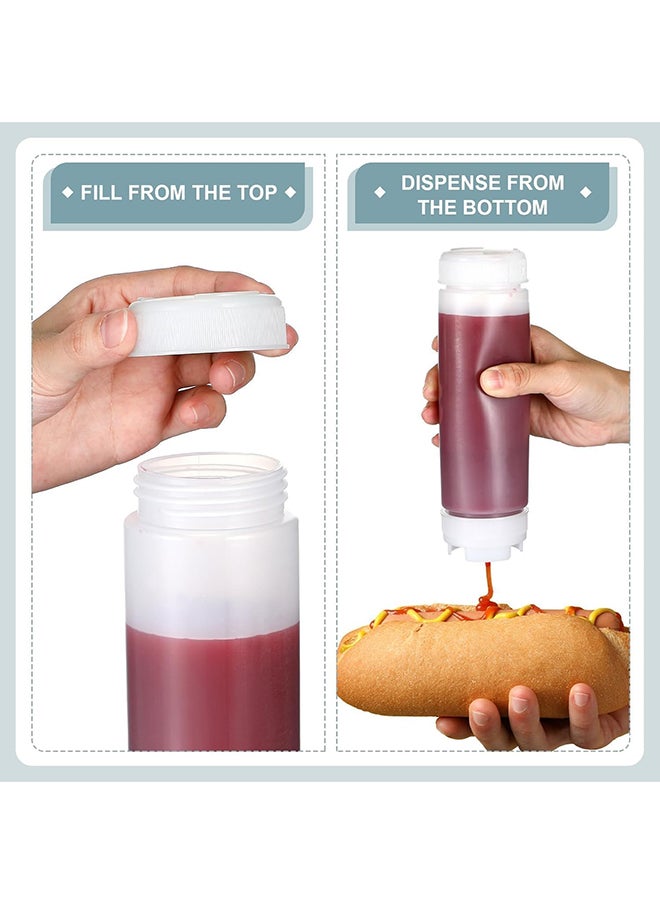 Home Pro Home Pro Subway Dispender for Condiments and Sauces Inverted White 500 ml  - Image 4