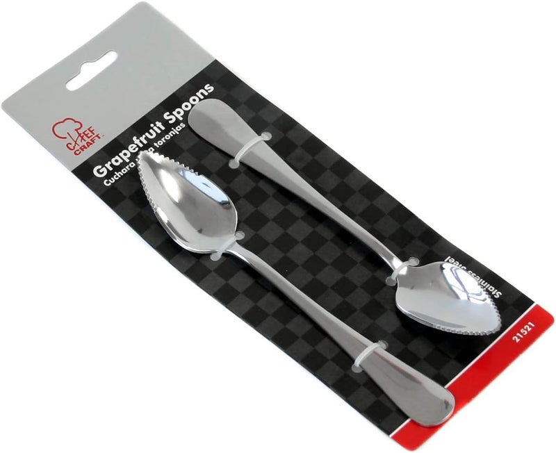 Chef Craft Grapefruit Spoon (2 Pack of 2) - 4 Spoons - Image 4