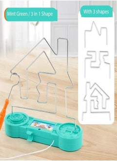 3 in 1 Shapes Buzz Wire Steady Hand Maze Game Intensive Exercise for Kids