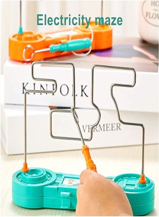 fashionhome - 3 in 1 Shapes Buzz Wire Steady Hand Maze Game Intensive Exercise for Kids - Image 1