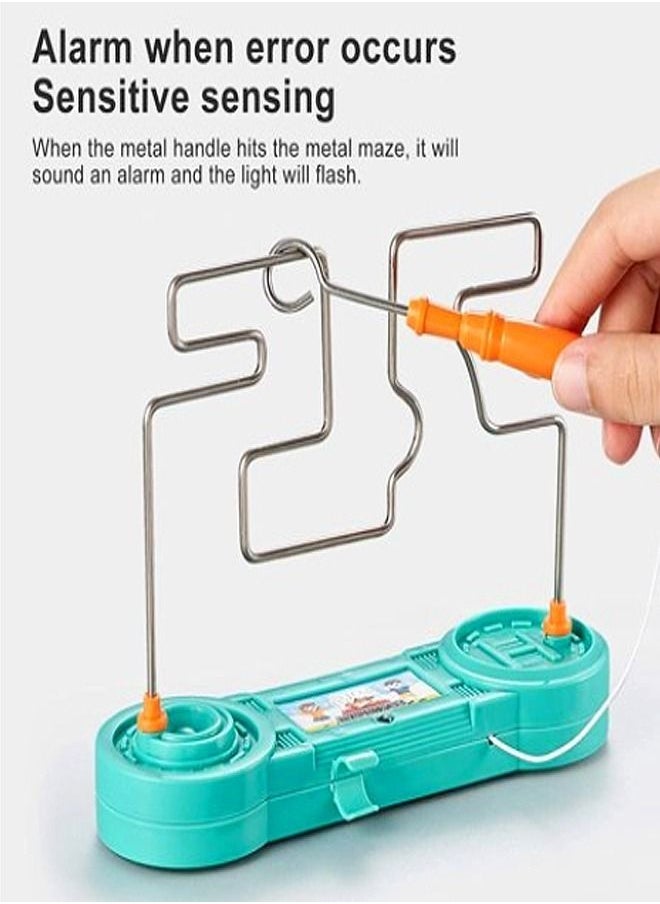 fashionhome - 3 in 1 Shapes Buzz Wire Steady Hand Maze Game Intensive Exercise for Kids - Image 1