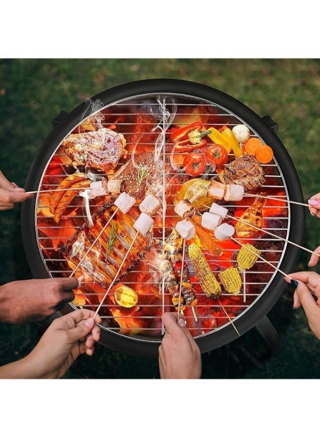 موقد نار للحديقة لتسخين شواية محمولة وتدفئة وعاء نار تراس الحديقة للتخييم حفر نار خارجية متعددة الوظائف QS5528 - Image 5