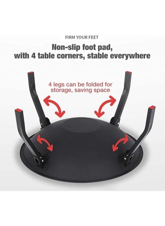 موقد نار للحديقة لتسخين شواية محمولة وتدفئة وعاء نار تراس الحديقة للتخييم حفر نار خارجية متعددة الوظائف QS5528 - Image 3