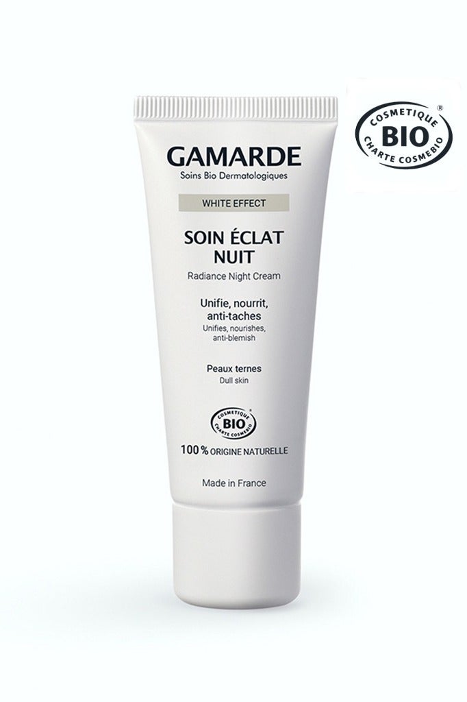 Night Radiance Treatment 40ml – Certified Organic Brightening Night Cream with GWE® Plant-Based Lightening Complex – Reduces Dark Spots, Evens Skin Tone & Revives Radiance – Vegan