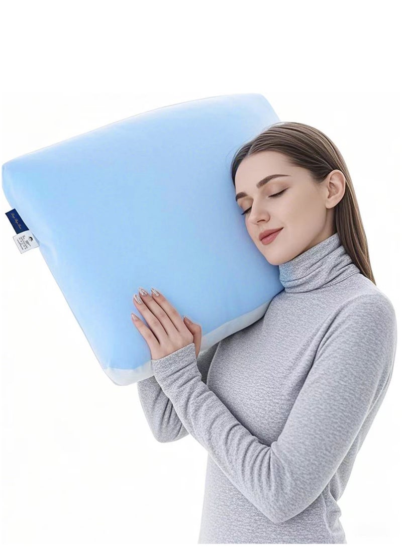 60*40*10cm Cooling Gel Memory Foam Pillow Orthopedic Neck & Spine Support Breathable for Side/Back/Stomach Sleepers  - Image 3