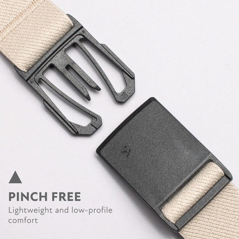 Arcade Belts Explore Adventure Belt, Stretch Webbing, Travel-Friendly, One Size Fits Most, Essential - Oat - Image 2