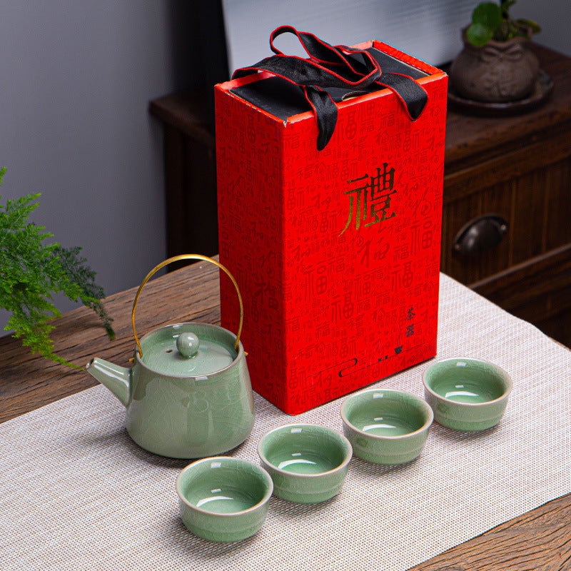 Ge Kiln And Ru Kiln Gift Boxes, Tea Sets, Corporate Event Souvenirs, Annual Meeting Gifts, Mid-Autumn Festival Gifts - Image 2