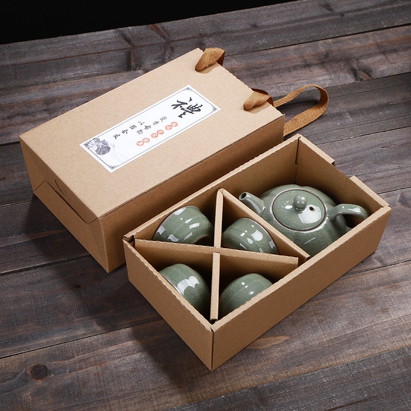 Ge Kiln And Ru Kiln Gift Boxes, Tea Sets, Corporate Event Souvenirs, Annual Meeting Gifts, Mid-Autumn Festival Gifts - Image 5