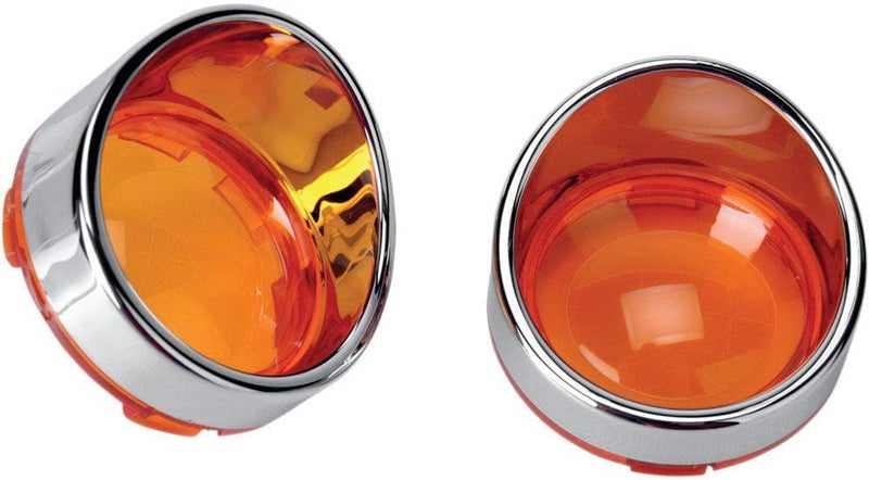 ZYTC Amber Turn Signal Light Lens Cover for Harley - Image 1