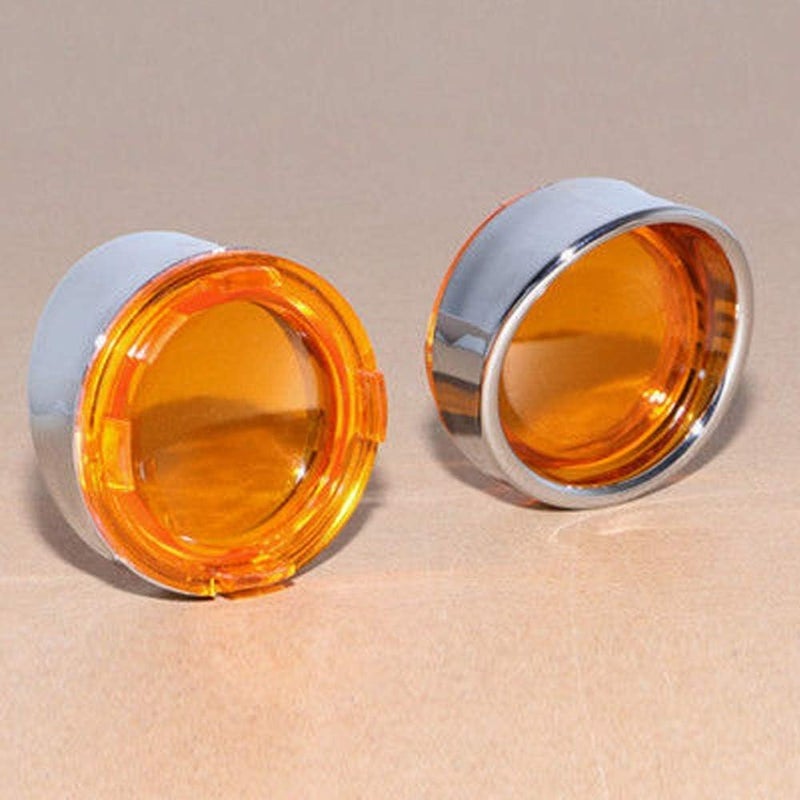 ZYTC Amber Turn Signal Light Lens Cover for Harley - Image 3