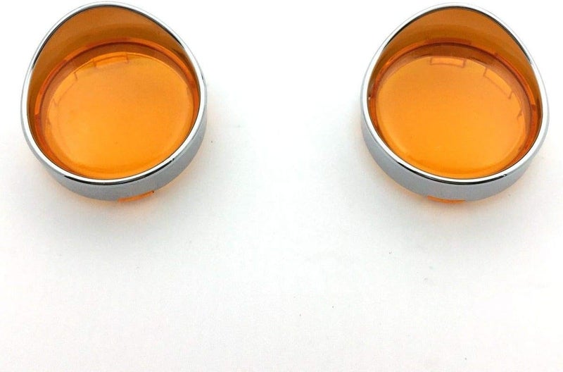 ZYTC Amber Turn Signal Light Lens Cover for Harley - Image 2