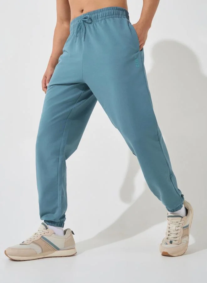 Cult Men Blue Soft Form Classic Joggers