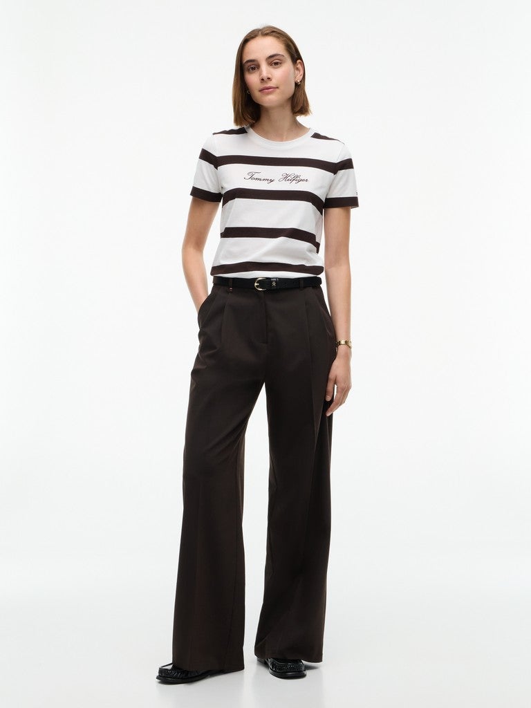 TOMMY HILFIGER Logo Jersey Crew Neck T-Shirt - Image 4