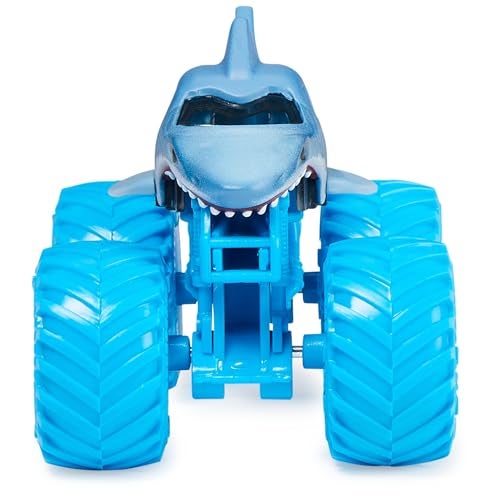 Monster Jam, Official Megalodon Monster Truck, Die-Cast Vehicle, 1:64 Scale, Kids Toys for Boys Ages 3 and up - Image 4