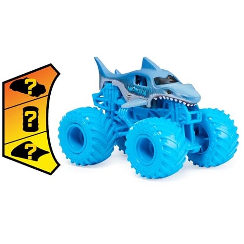 Monster Jam, Official Megalodon Monster Truck, Die-Cast Vehicle, 1:64 Scale, Kids Toys for Boys Ages 3 and up - Image 2