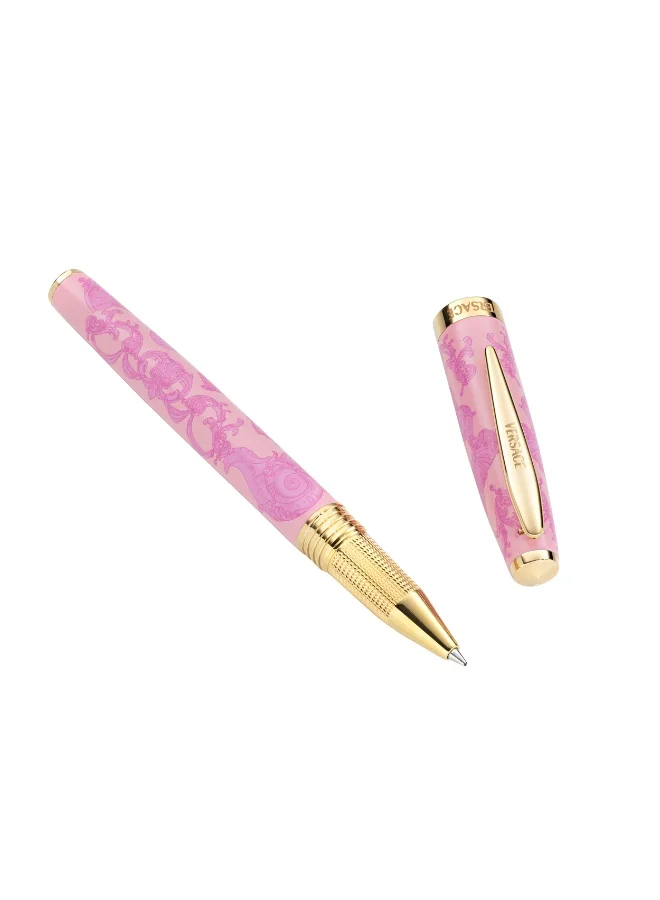 VERSACE Light Pink Pen with Gold Trims