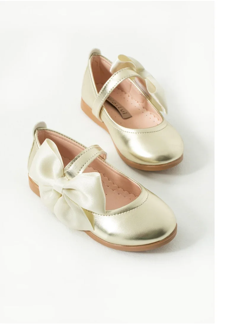 VIA BAMBINO Girl Shoes B-200 Gold