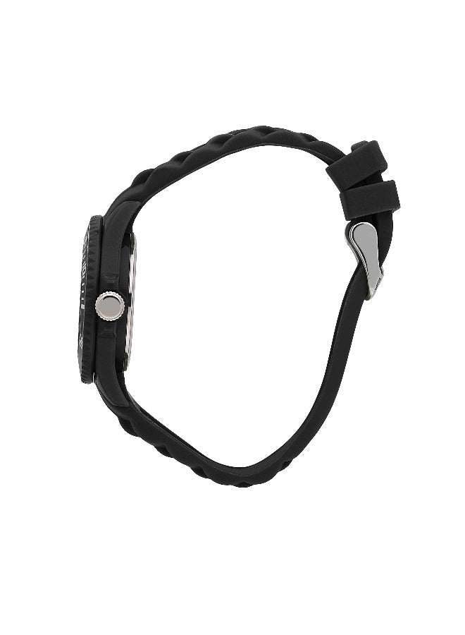Chronostar Women's Black Round Analog Dial with Black Silicone Band Watch - 35mm - R3751288004 - Image 3
