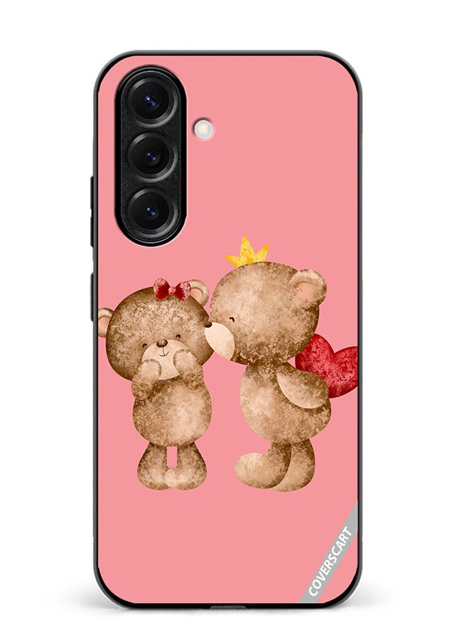 VR CREATIVE Protective Case Cover For Samsung Galaxy S25 Plus Bear Love Design Multicolour