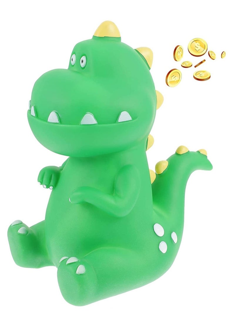 Excefore Dinosaur Money Bank, Lovely Kids Bank, Large Capacity Creative Money Coin Bank, Suitable for Boys Girls, Great Gifts for Birthday, Baby Shower - Image 1
