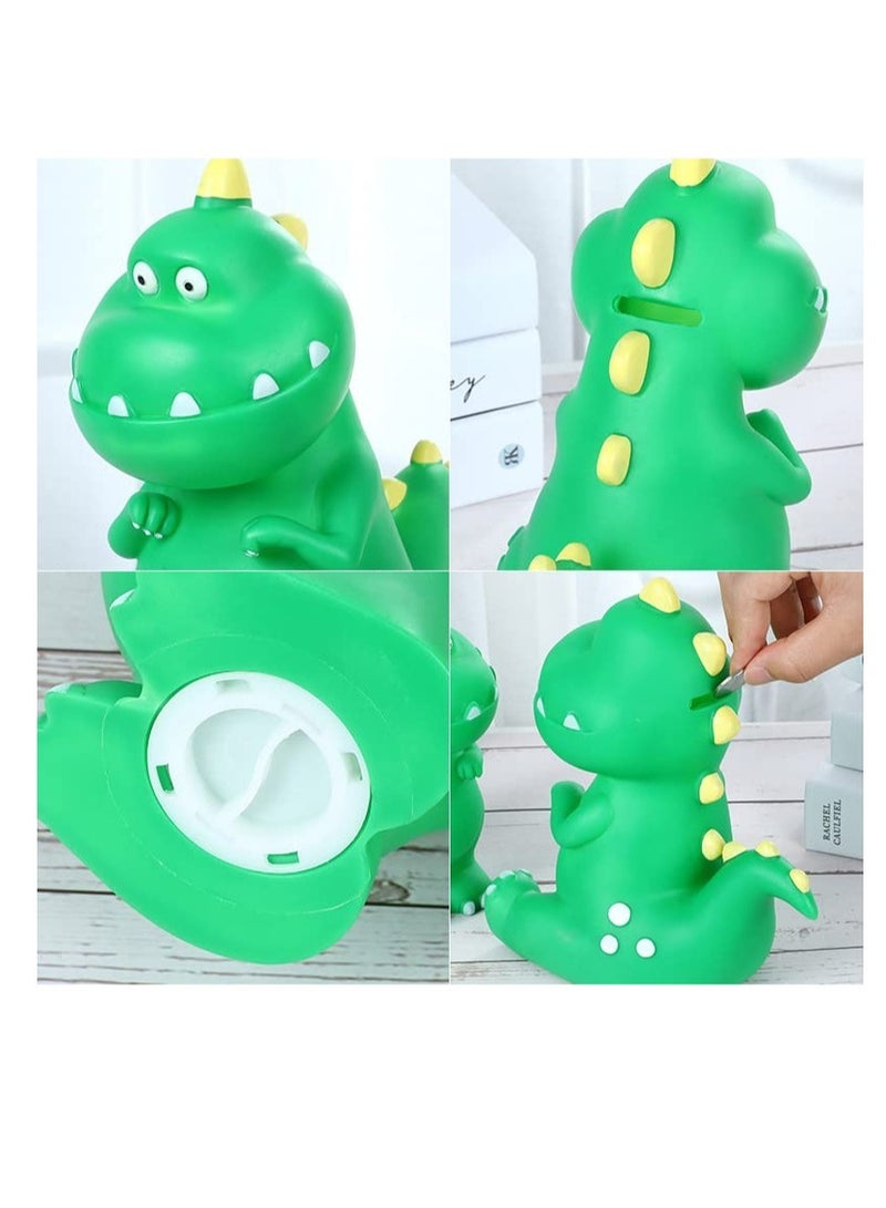 Excefore Dinosaur Money Bank, Lovely Kids Bank, Large Capacity Creative Money Coin Bank, Suitable for Boys Girls, Great Gifts for Birthday, Baby Shower - Image 4