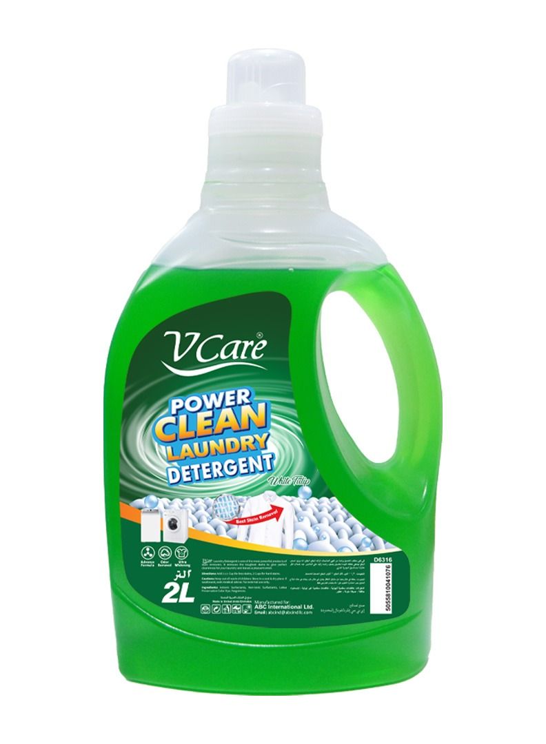 Vcare Laundry Detergent Liquid 2 Litre - Pack of 2 Long-Lasting fragrance suitable for all washing machines - Image 2