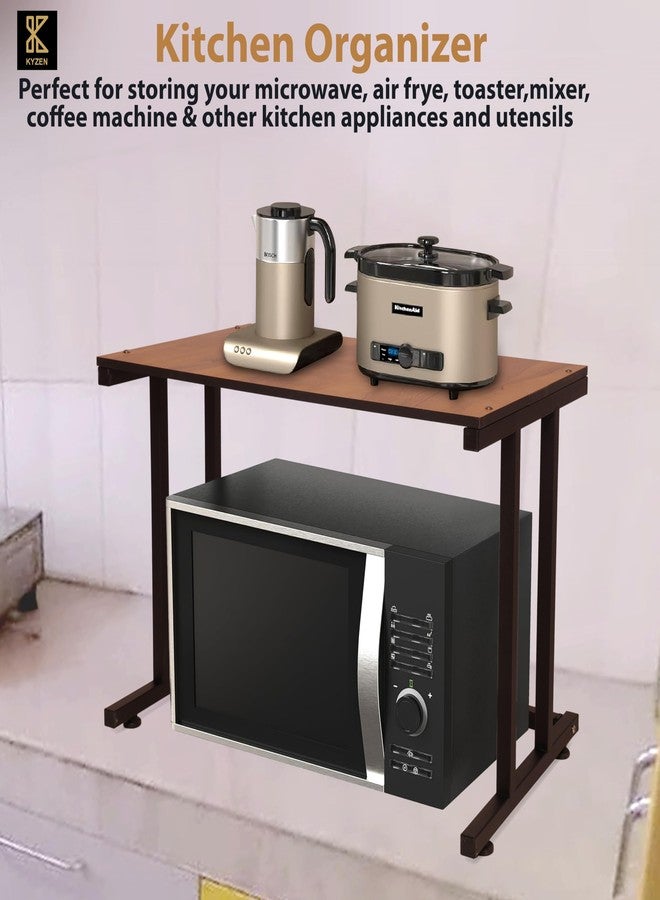 KYZEN Deluxe Microwave Oven OTG Stand for Kitchen Counter, Toaster Organizer, Extra Storage for Home & Kitchen Appliances 1I_Deluxe - Image 2