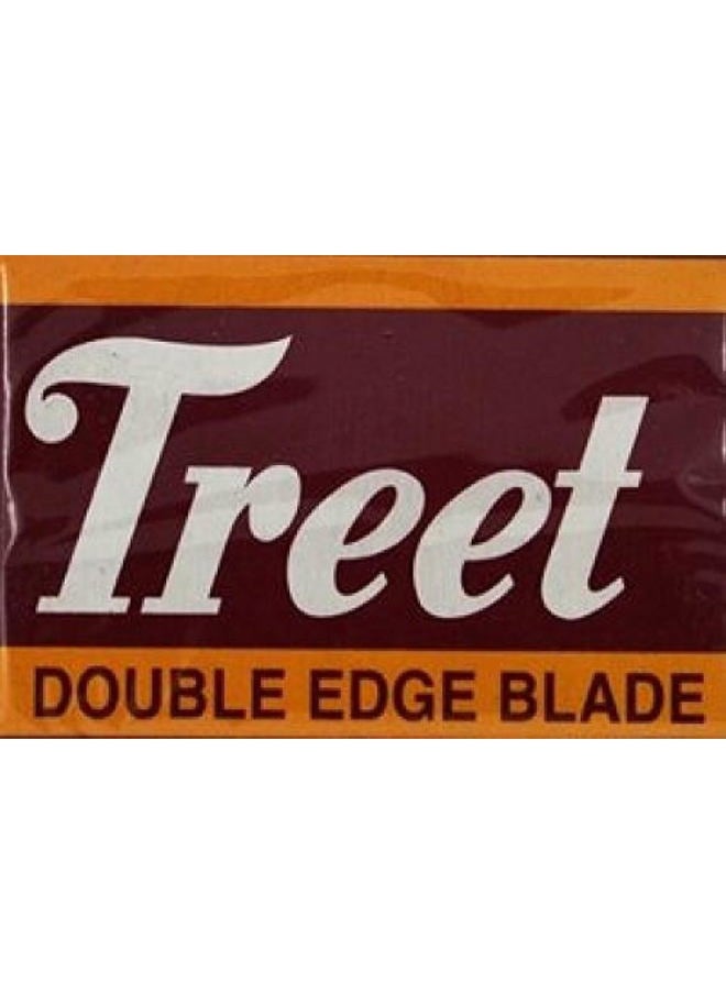 TREET - 100 Treet Carbon Steel"The Black Beauty" Double Edge Safety Razor Blades - Image 1