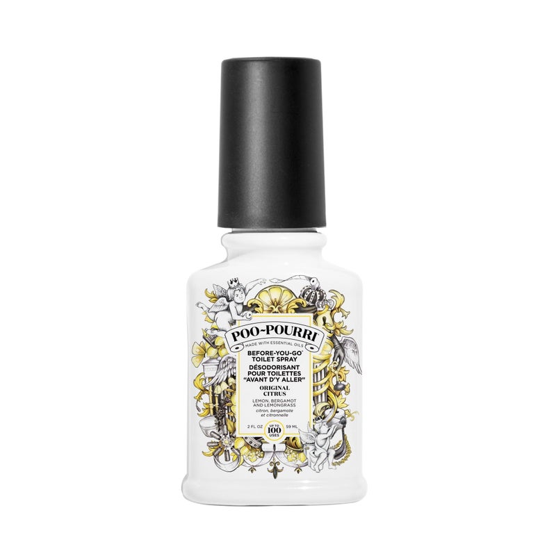 Poo-Pourri Before-You-Go Toilet Spray 2-Ounce Bottle, Original (PP-002) - Image 1
