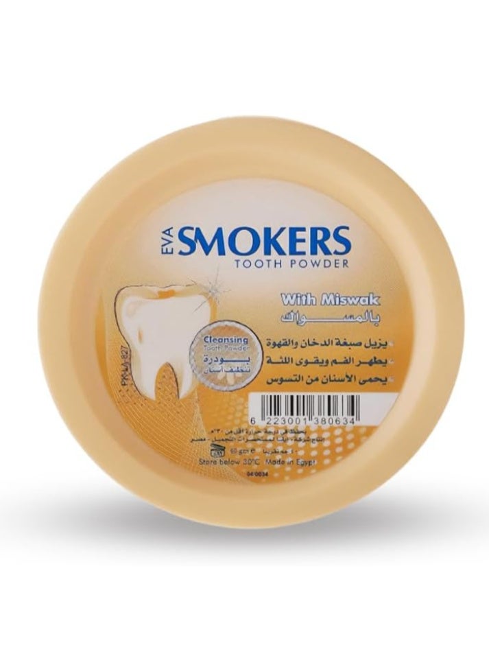 Eva Smoker Cleansing Tooth Powder With Miswak 40 Gm - Image 1