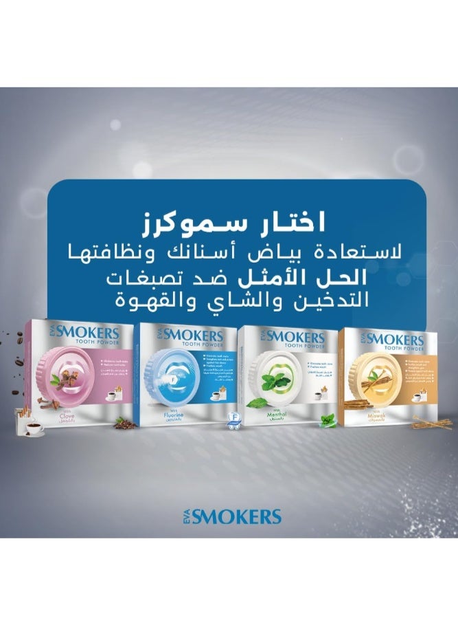 Eva Smoker Cleansing Tooth Powder With Miswak 40 Gm - Image 3