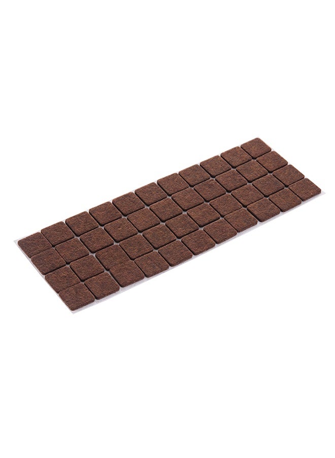 LAWAZIM Snail Non-Slip Furniture Pads - 44 Piece, Square Self Adhesive Felt Floor Protectors for Chairs Tables Sofas Desks Hard Floors Anti Scratch Noise Reducing - Image 2