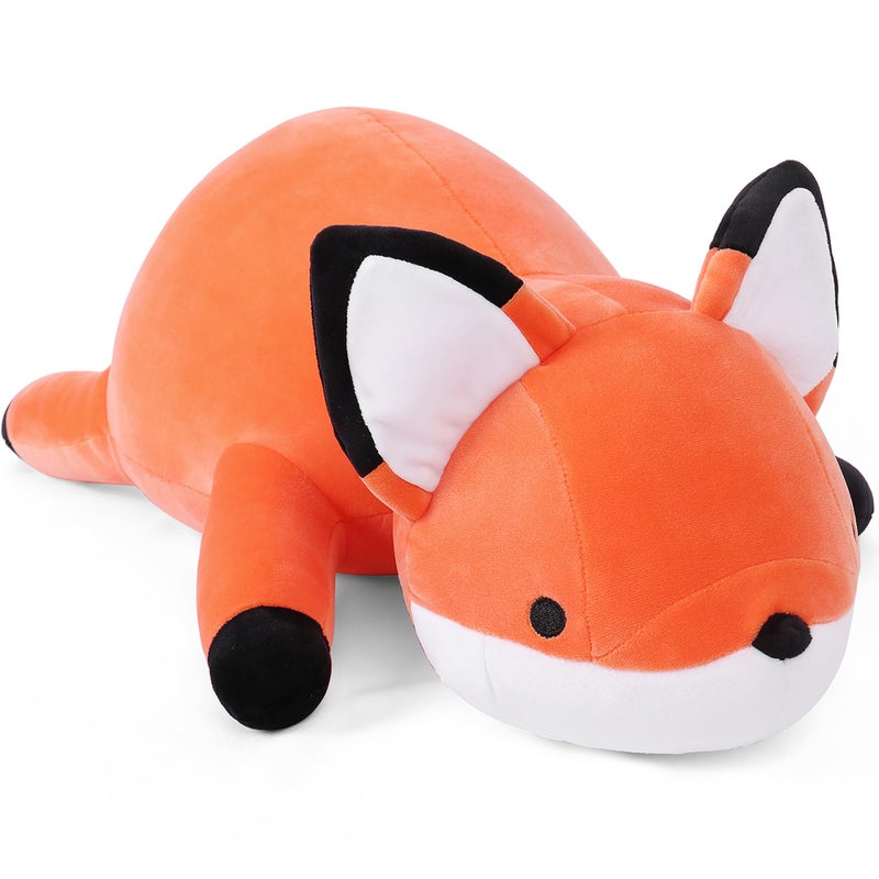 WeBingo Weighted Stuffed Animals 24 Weighted Fox Plush Toy 42 Lb Soft Pillow Cute Giant Plushie Gifts for Kids  Adults - Image 2
