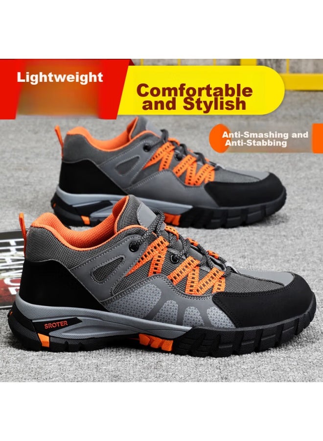 Jingtu Jingtu Safety Shoes For Men, Summer Breathable, Steel Toe Cap, Puncture-resistant, Wear-resistant, Construction Site Safety Work Shoes 1105 Size 42 - Image 5