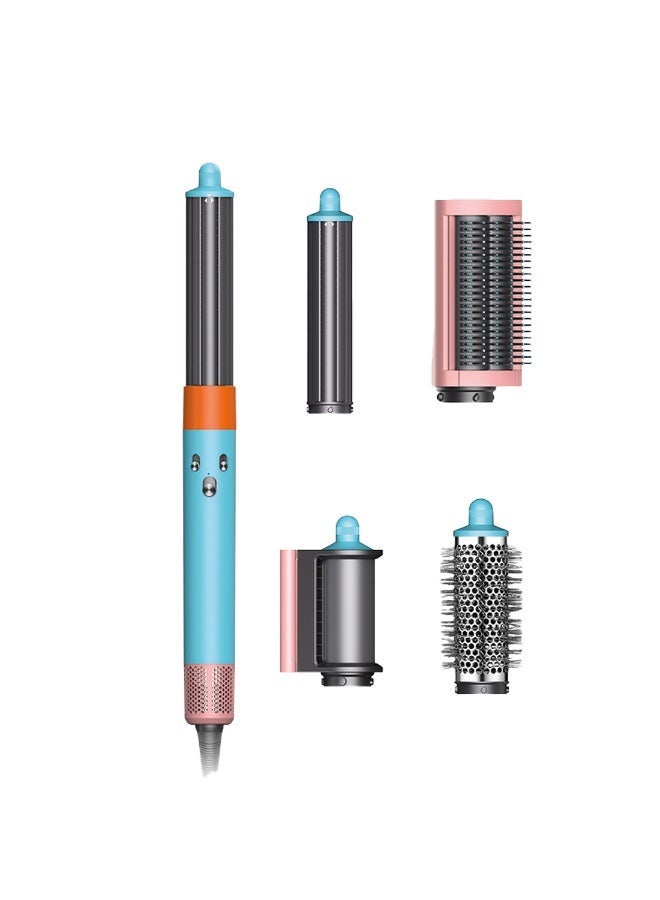 Torima جهاز تصفيف الشعر متعدد الاستخدامات TORİMA THD-02 باللون الأزرق الفاتح – أداة تصفيف شعر 5 في 1 مع مجفف ومجعد ومكثف - Image 1