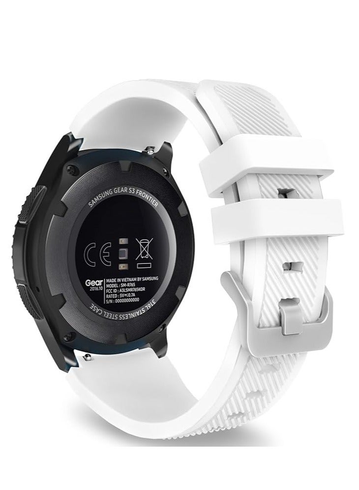 Silicone Sport Band 22MM Strap For Samsung Galaxy Watch 3 45mm/Watch 46mm/Gear S3/Huawei watch GT5 GT4 GT3 46MM/Watch 3&4/3&4 Pro/GT2E/GT2 Pro/GT GT2 46MM/Amazfit GTR 4/3/3 Pro/2/2e - Image 1