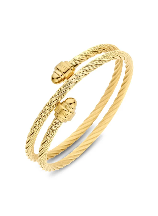 CERRUTI 1881 Couture Gold Ladies Bracelet, Elegant and High-End Jewelry