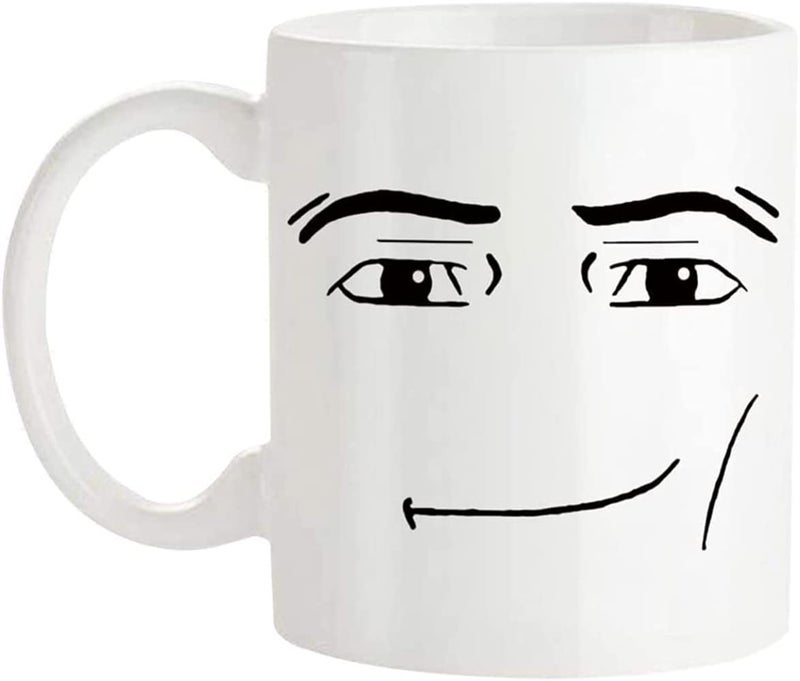 Fonhark Funny Gamer Mugs Set, MAN & WOMAN Face Mug, 11 OZ Novelty Coffee Cup, Pack of 2 - Image 3