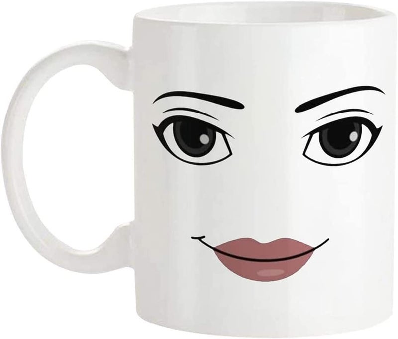 Fonhark Funny Gamer Mugs Set, MAN & WOMAN Face Mug, 11 OZ Novelty Coffee Cup, Pack of 2 - Image 2