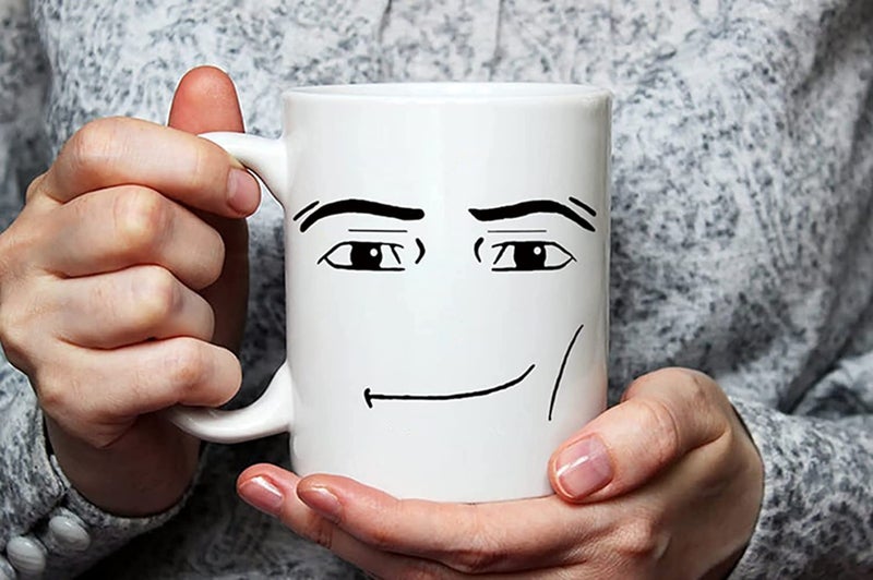 Fonhark Funny Gamer Mugs Set, MAN & WOMAN Face Mug, 11 OZ Novelty Coffee Cup, Pack of 2 - Image 4