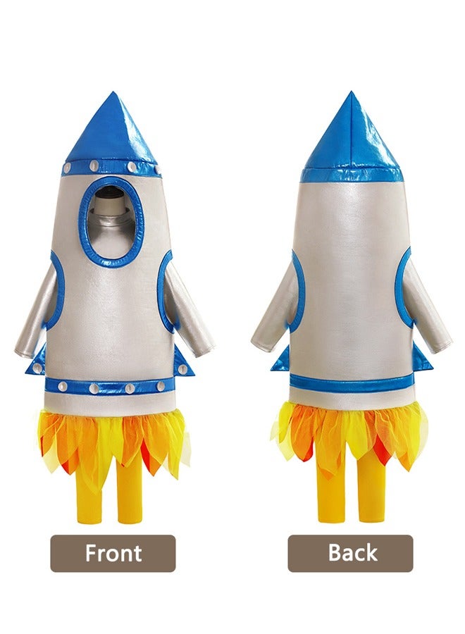 3 Piece Children's Rocket Costume Role Play Set Suitable For 3-14 Years Old - Image 2