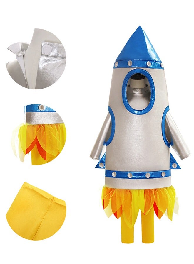 3 Piece Children's Rocket Costume Role Play Set Suitable For 3-14 Years Old - Image 3