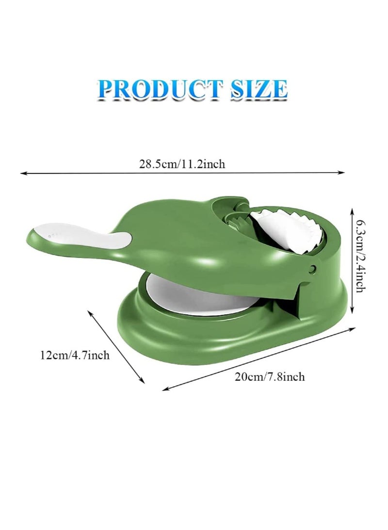 Womdee Dumpling Maker Machine, Womdee 2 in 1 Dumpling Skin Maker Dumpling Moulds,  Diy Artifact Manual Dough Pressing Tool, Tortilla Empanadas Maker Mold Wrapper Making Machine for Home, Kitchen - Image 4